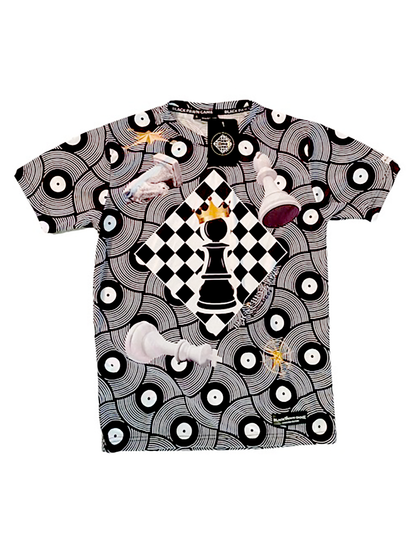 Black Pawn Game Black Sublimation Shirt (small)