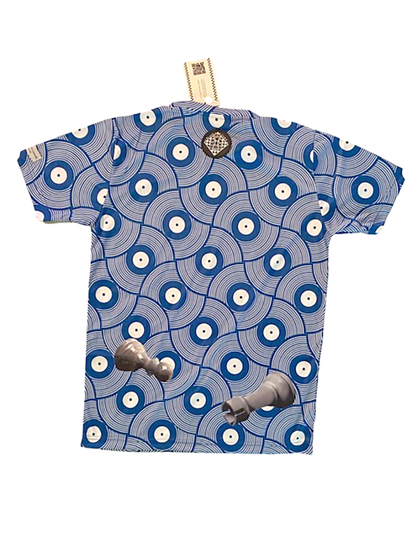 Black Pawn Game Royal Blue Sublimation Shirt (3XL)
